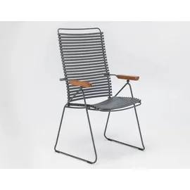 Houe CLICK Gartensessel 58,5 x 57 x 106,5 cm schwarz