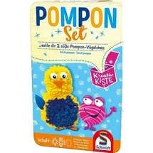 Schmidt Spiele Pompon Set Kreativspass in Metalldose bunt
