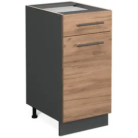 Vicco Schubladenschrank Fame-Line 40 x 51,5 x 81,5 cm Grau