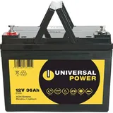 Universal Power AGM UPC12-36 12V 36Ah AGM Batterie zyklenfest wartungsfrei