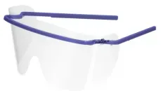 DURABLE Augenschutzvisier, CE-konform 343507 , 1 Packung = 25 Stück, dunkelblau
