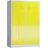 Classix Spind lichtgrau, zinkgelb X-510446, 2 Schließfächer 118,5 x 50,0 x 180,0 cm
