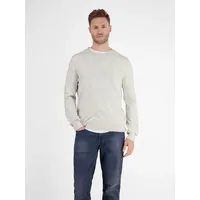 Lerros Lässiger Flachstrickpullover«, FOG WHITE Melan - S