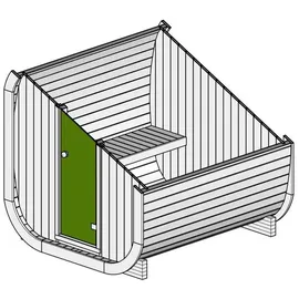 FinnTherm ScandiCube Comfort inkl. 9 kW Ofen + int. Steuerung