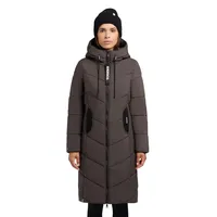 khujo Aribay6 Damen Wintermantel Steppmantel Steppjacke Aribay (DE/NL/SE/PL, Alphanumerisch, L, Regular, Regular, 232GRA-GRY) - L