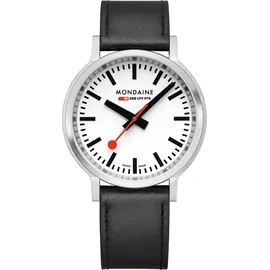Mondaine Stop2go MST.4101B.LBV.2SE Leder 41 mm