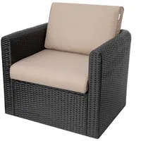 Bjird Sitzkissen 60x60 cm für Rattanmöbel – Sessel &