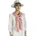 COLLEZIONE ALESSANDRO Herzchenschal " Babsi " in apricot | Gr.: onesize