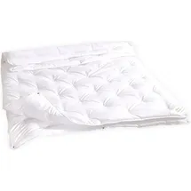 Traumschlaf Faserdecke Down Touch Active Vierjahreszeiten, Füllung: 100% Polyester 160x210 cm - weiß