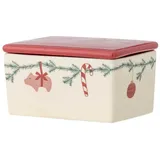 Bloomingville Butterdose YULE mit Weihnachtsmotiv | Gr.: onesize