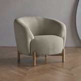 Domo Collection Sessel Bob FK, Loungesessel, Stoff beige