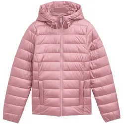 TOM TAILOR Damen Lightweight Steppjacke mit wasserabweisender Funktion, rosa, Uni, Gr. XL