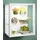 VCM Hängevitrine Glasol 52 x 35 x 60 cm Weiß