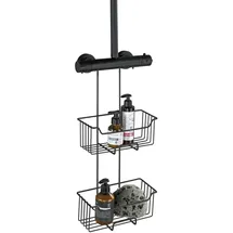 Wenko Thermostat-Dusch-Caddy Milo 2 Etagen Schwarz