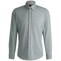 Boss ORANGE Businesshemd »Rickert_M«, mit Button-down-Kragen BOSS ORANGE Open Green341