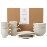 Broste Copenhagen Nordic Vanilla Frühstücksset 12-tlg. beige