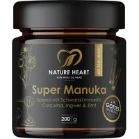 Nature Heart Super Manuka mit Schwarzkümmelöl 200 g Honig