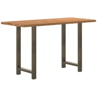 VidaXL Esstisch Bartisch Hellbraun 180x80x112 cm Massivholz Eiche Rechteckig