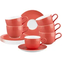 SELTMANN WEIDEN Kaffeetassen mit Untertassen Liberty Pure Colors 260 ml 6er Set