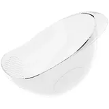 Reiswascher-Siebschale, Kunststoff-Reisbohnen-Erbsen-Waschfilterkorb-Sieb, Transparente Bohnenwascher-Siebe und Siebe, Kleine Obstschalen für die Reinigung von Gemüse und Obst (M)