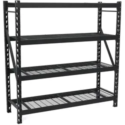 HBM Professional Stahl-Garagengestell mit 4 x 200 KG. Stahlregale