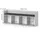 Vicco Kinderregal Luigi 142 x 53 cm Holzwerkstoff hellgrau