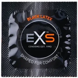 EXS Black Latex Kondome