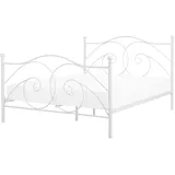 Beliani Beliani, Metallbett Weiß 160 x 200 cm