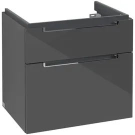 Villeroy & Boch Subway 2.0 Waschtischunterschrank 2 Auszüge, 637 x 59 x 454 cm, Griffe chrom