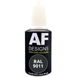 Alex Flittner Designs Lackstift RAL 9011 GRAPHITSCHWARZ matt 20ml Reparaturstift Acryl Retuschierlack Reparaturlack Holz Metall Möbel Bad