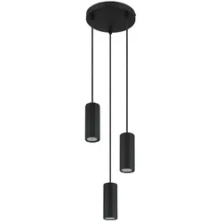Pendelleuchte   , schwarz , Maße (cm): B: 21 H: 120  Ø: 21