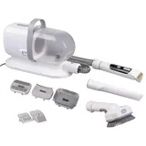 Sweetypet Hundeschermaschine: 8in1-Haustier-Schermaschine, Fellsauger, Föhn-Funktion und Bürsten (Tierhaarschneider, Schermaschine Hund, Handstaubsauger)