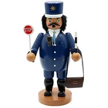Dekohelden24 Räuchermann als Polizist, ca. 20 cm