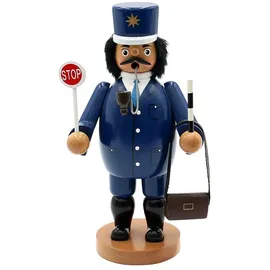 Dekohelden24 Räuchermann als Polizist, ca. 20 cm