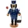 Dekohelden24 Räuchermann als Polizist, ca. 20 cm
