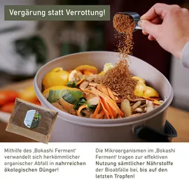 Skaza Exceeding Expectations Skaza Biomülleimer Bokashi Essential 2er Set (Hellgrau)