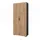 Vicco Ingo Aktenschrank 80 x 183,8 cm Anthrazit/Goldkraft Eiche