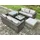 fimous Gartenlounge-Set 8-tlg. Dunkelgrau