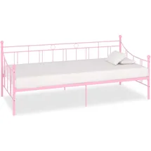 vidaXL Tagesbett-Rahmen 90 x 200 cm Rosa