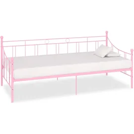 vidaXL Tagesbett-Rahmen 90 x 200 cm Rosa