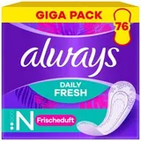 always Slipeinlagen Daily Fresh Normal, normal, mit Frischeduft, 76 Stück