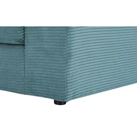 Sofa.de Ecksofa Branna ¦ türkis/petrol ¦ Maße (cm): B: 412 H: 88 T: 386.0