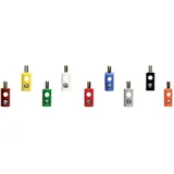 Kahlert Licht Modellbahn Stecker 2,6 mm 100 St. Blau/Braun/Gelb/Grau/Grün/Orange/Rot/Schwarz/Weiß N