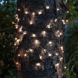 MARELIDA LED Lichterkette Kunststoff 22,5 m 1000-flammig schwarz