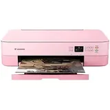 Canon PIXMA TS5352a PK Drucker Farbtintenstrahl Multifunktionsgerät DIN A4 (Scanner, Kopierer, OLED, 4.800 x 1.200 dpi, USB, WLAN, Duplexdruck, 2 Papierzuführungen), rosa