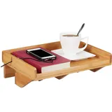 Relaxdays Nachtschrank 33 x 24 x 14 cm Braun