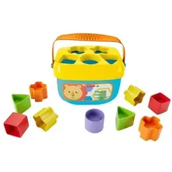 FISHER-PRICE FFC84 Babys erste Bausteine, Motorikwürfel, Steckspiel, Bauklötze, Steckwürfel