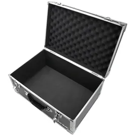 HMF 18441-02 Aufbewahrungskoffer, Transportkoffer Aluminiumrahmen, 48 x 32 x 22,5 cm, Schwarz