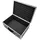 HMF 18441-02 Aufbewahrungskoffer, Transportkoffer Aluminiumrahmen, 48 x 32 x 22,5 cm, Schwarz