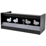 vidaXL Kugelfangkasten 4+1 Ziele Pendelkasten Kugelfang Motiv Enten Luftgewehr